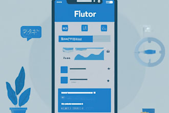 develop android and IOS apps with flutter firebase