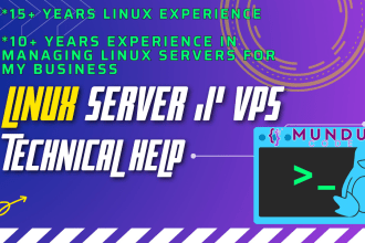 help you with my 15 years of expert linux server vps management experience