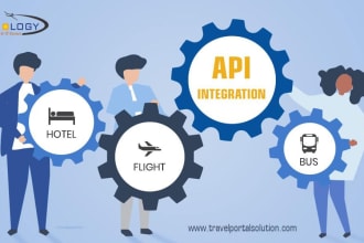 make a travel website and integrate hotel, flight, gds api