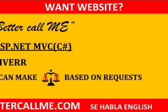 develop asp net mvc with database