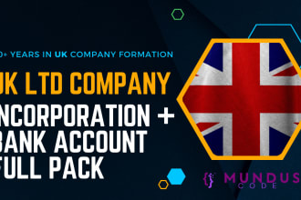 incorporate UK ltd company with bank account