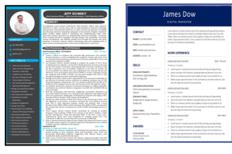 edit and design an executive resume and cover letter for you
