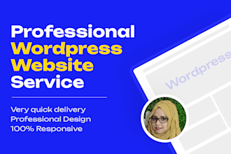 design or redesign responsive  wordpress woocommerce website