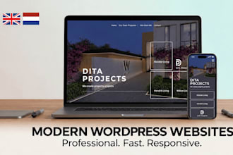 modern professional wordpress website