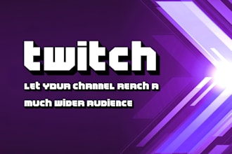organically promote your twitch channel