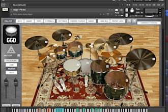 program realistic midi drums for modern rock, metal
