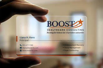 design super professional business card