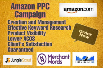 setup and optimize your amazon PPC campaigns amazon fba ads campaign