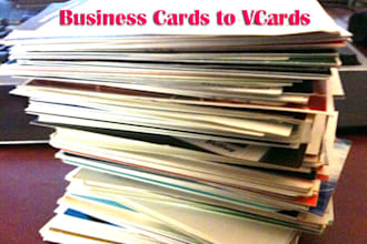 convert your scanned business cards to csv file