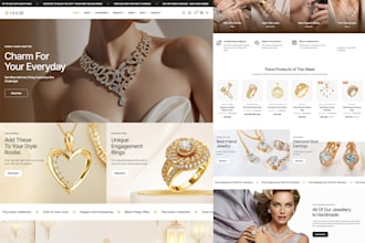 design jewelry shopify website, shopify jewelry store, wix jewelry website