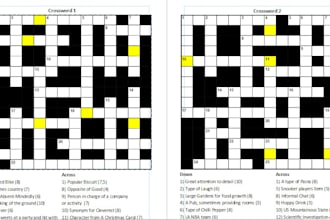 make you a crossword or similar puzzle based game