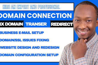 connect domain, do domain transfer, redirect domain, connect domain, fix domain