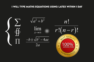 type math equations using latex