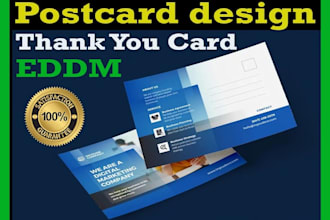 design a fantastic and professional postcard