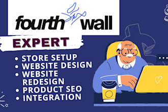 design fourth wall website shopify fourthwall shop etsy fourthwall pod fourthwal