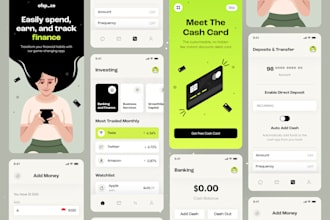 build fintech app, neobank app, nfc payment app, investment app like webull