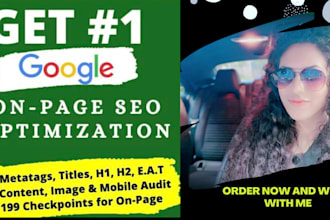 ranking your website in google first with on page SEO