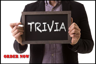 create a custom trivia mcqs questions quiz questionnaire