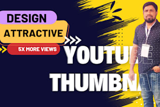 design attractive youtube thumbnail