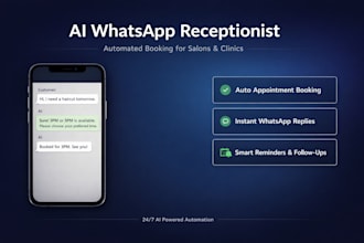 build an ai whatsapp receptionist for your buisness