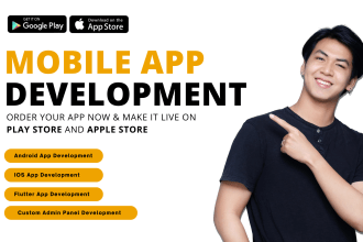 do mobile app development IOS app development android app developer react native