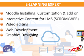 expert lms setup and interactive course development