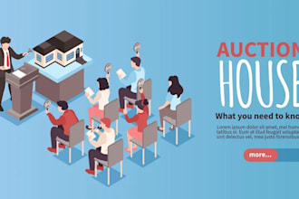 create an auction website for you