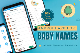 develop an android app for baby names