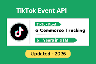 setup tiktok pixel and conversion API with google tag manager