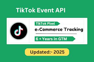 setup tiktok event API, tiktok pixel with google tag manager