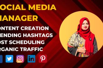 be your social media manager and content creator