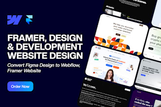 convert figma design to webflow, professional website design