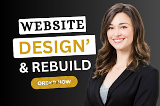build, design or redesign wordpress website, rebuild wordpress elementor