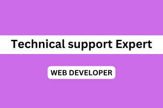 be your technical support expert and maintain your website, web app, or app