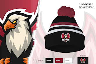 create realistic beanie, bucket hat, caps designs for you