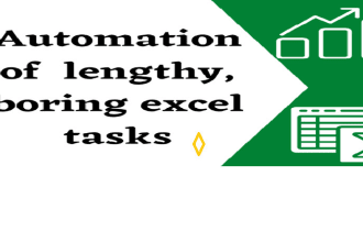manage accounts with accounting software, excel analysis