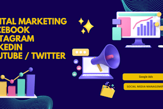 be your social media, digital marketing manager
