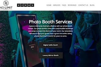 design photo booth website 360 photo booth website with online booking