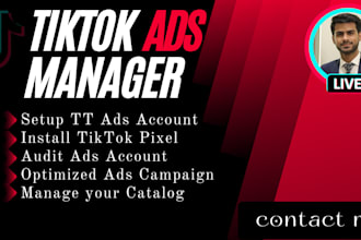 run tiktok ads campaign, tiktok ads manager, shopify tiktok ads