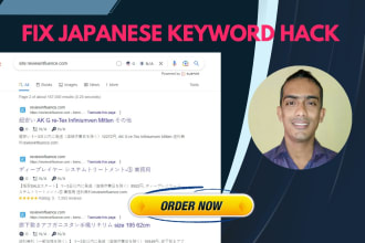 fix japanese keyword hack, chinese hack, pharma SEO