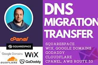 dns migration google domains, cloudflare, AWS route53, godaddy, squarespace, wix
