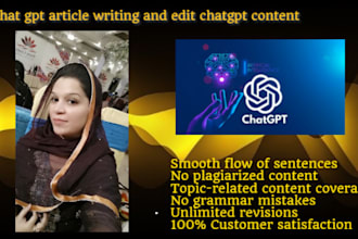do chat gpt article writing and edit chatgpt content