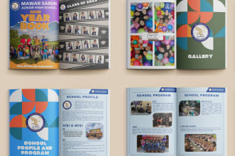 design a colorful yearbook