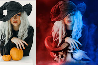 do photo manipulation, composite images in photoshop