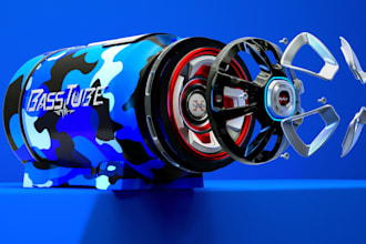 do 3d modeling and realistic 3d product rendering