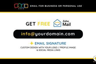 setup zoho free e mail for your domain