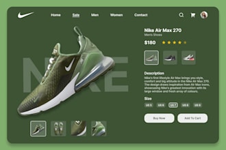 website and dashboard UI UX design with prototype in figma