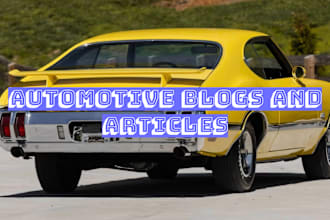 be your expert SEO automobile article writer