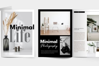 design professional magazine, catalog and print newsletter