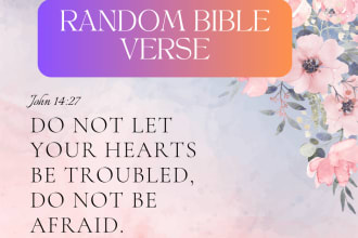providing random bible verses for you